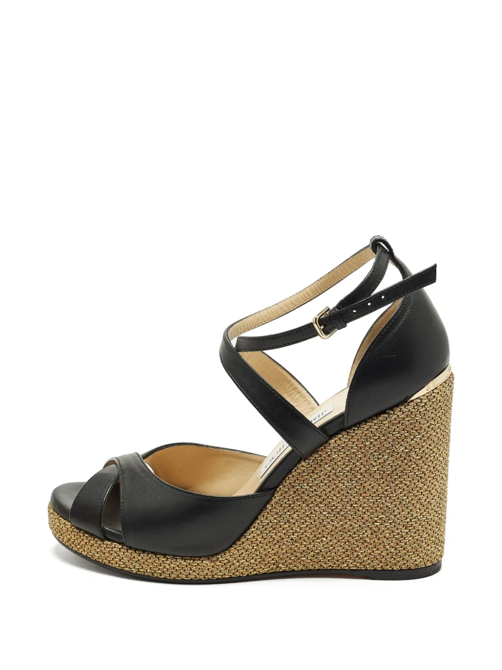 Jimmy Choo Pre-Owned Alanah wedge sandals - Schwarz