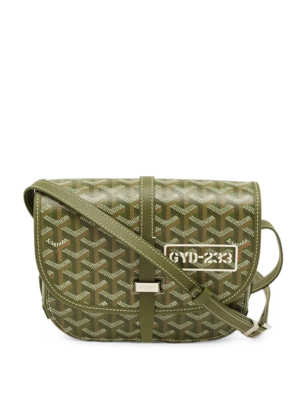 Goyard Pre-Owned Belvedere II Goyardine shoulder bag - Verde