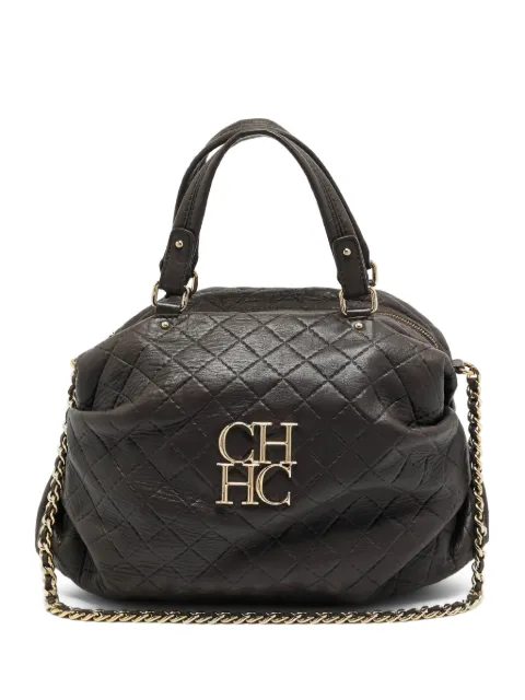 Carolina Herrera Vintage tote con cadena