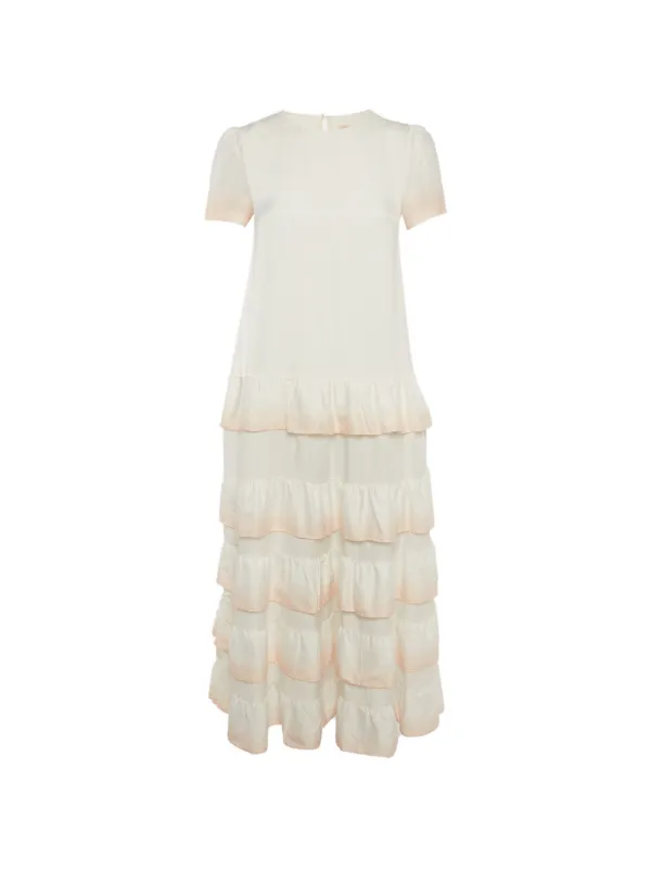 maje ruffled maxi dress Ruffled maxi dress Blue For Women