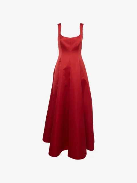 Carolina Herrera Vintage maxi flared dress