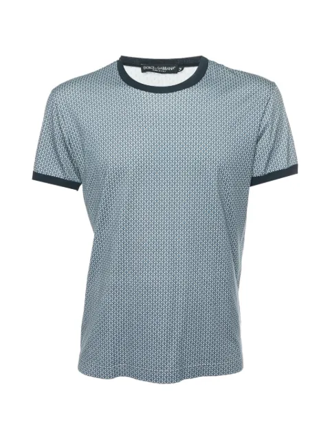 Dolce & Gabbana Pre-Owned playera con estampado geométrico