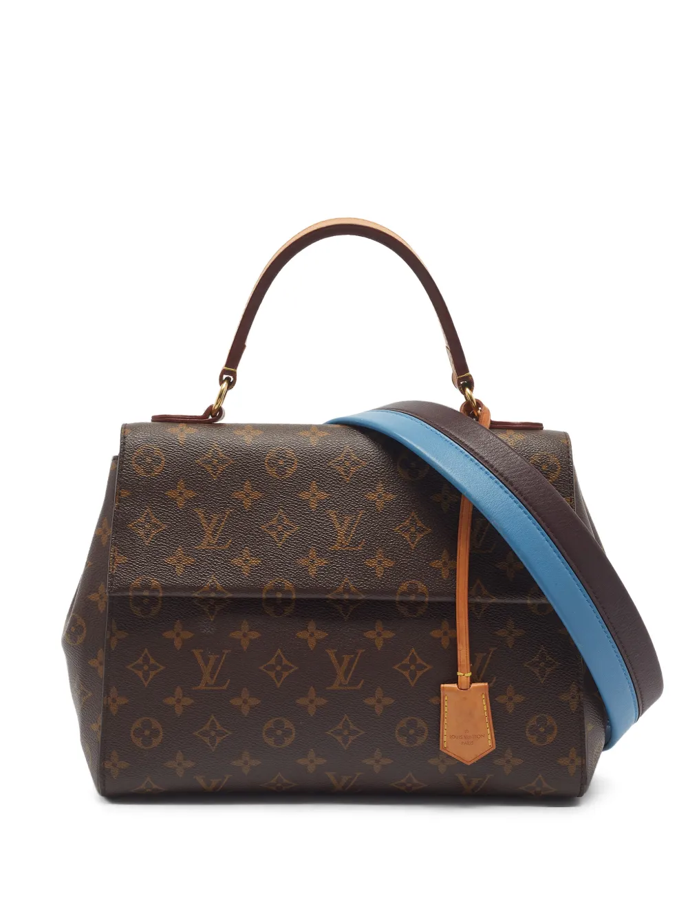 Louis Vuitton Pre-Owned 2018 MM Cluny Monogram shoulder bag - Braun