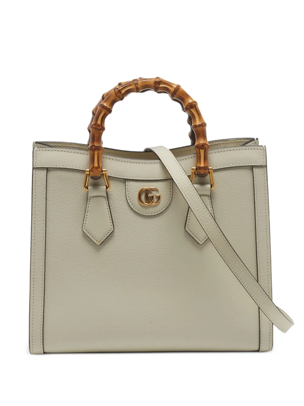 Gucci Pre-Owned 1991 Diana bamboo tote bag - Bianco
