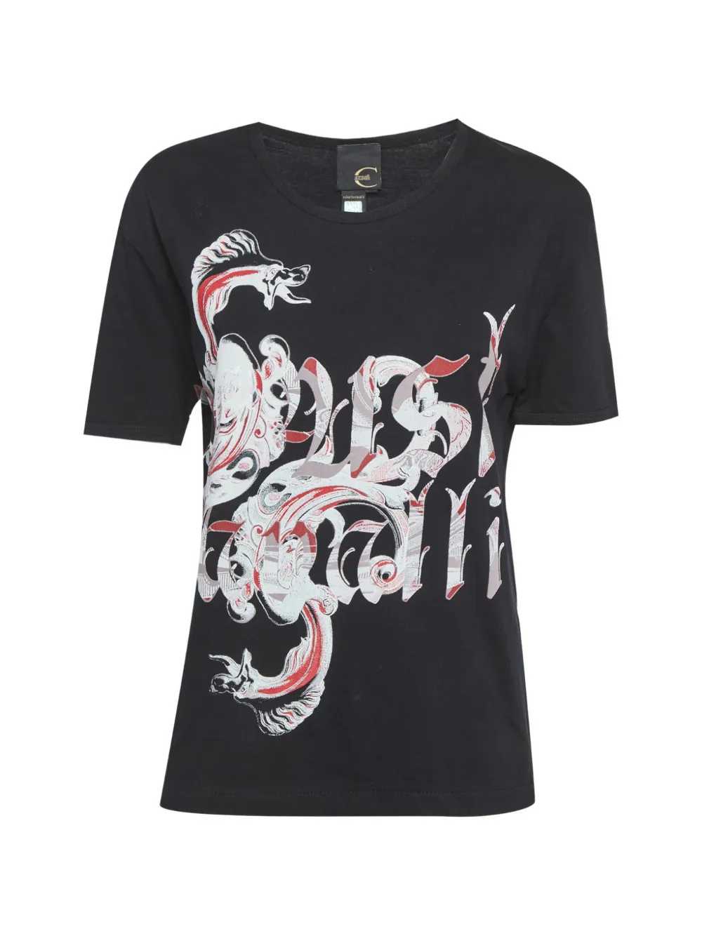 Just Cavalli Vintage t-shirt imprimé à col rond - Noir Just Cavalli Vintage t-shirt imprimé à col rond - Noir