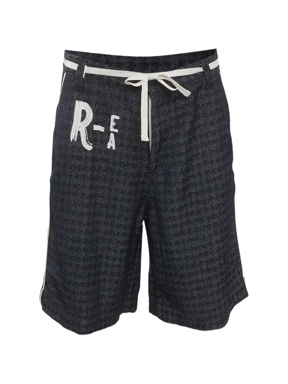 Emporio Armani Pre-Owned drawstring-waist shorts - Blau