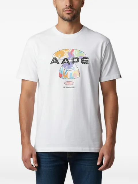 A BATHING APE® logo-print short-sleeve T-shirt
