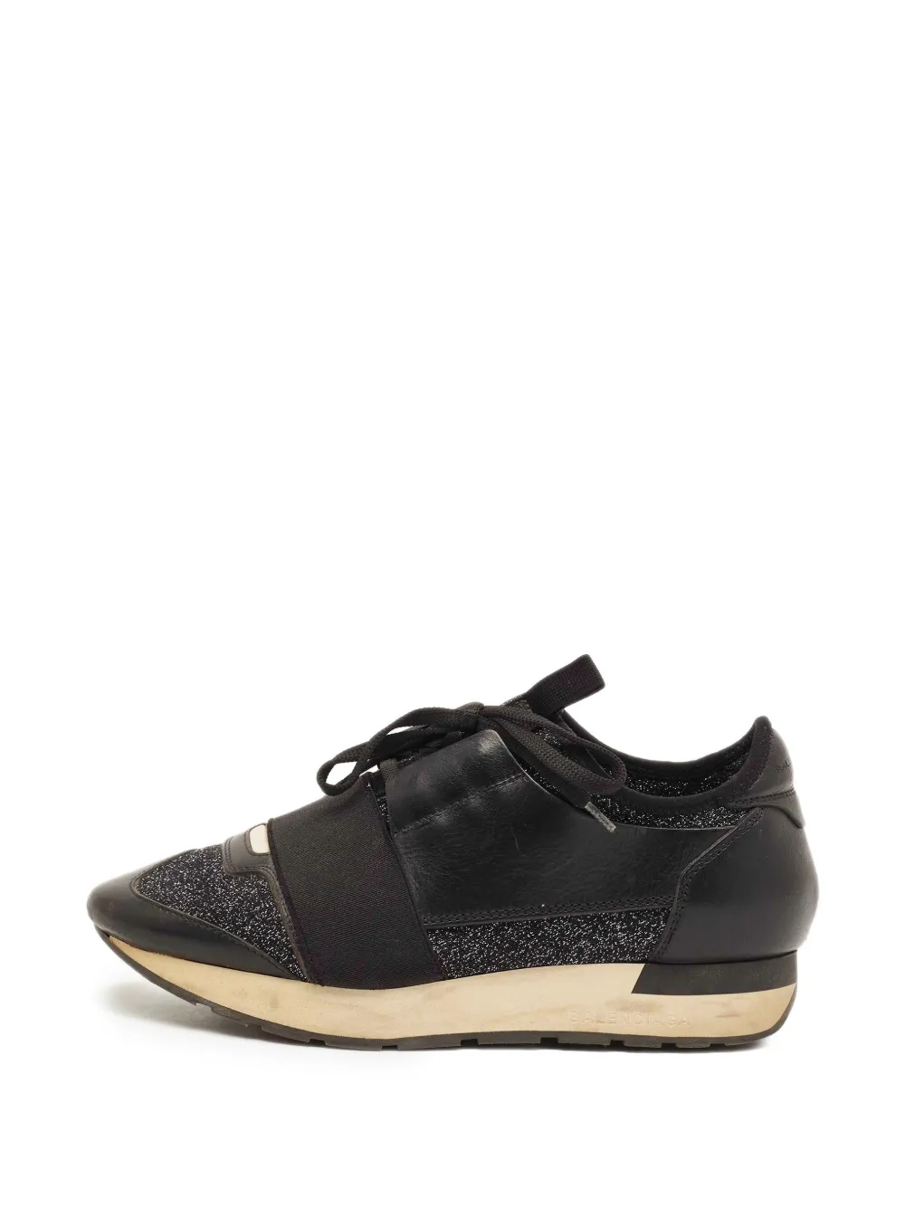 Balenciaga Pre-Owned Race Runner Tweed-Sneakers - Schwarz