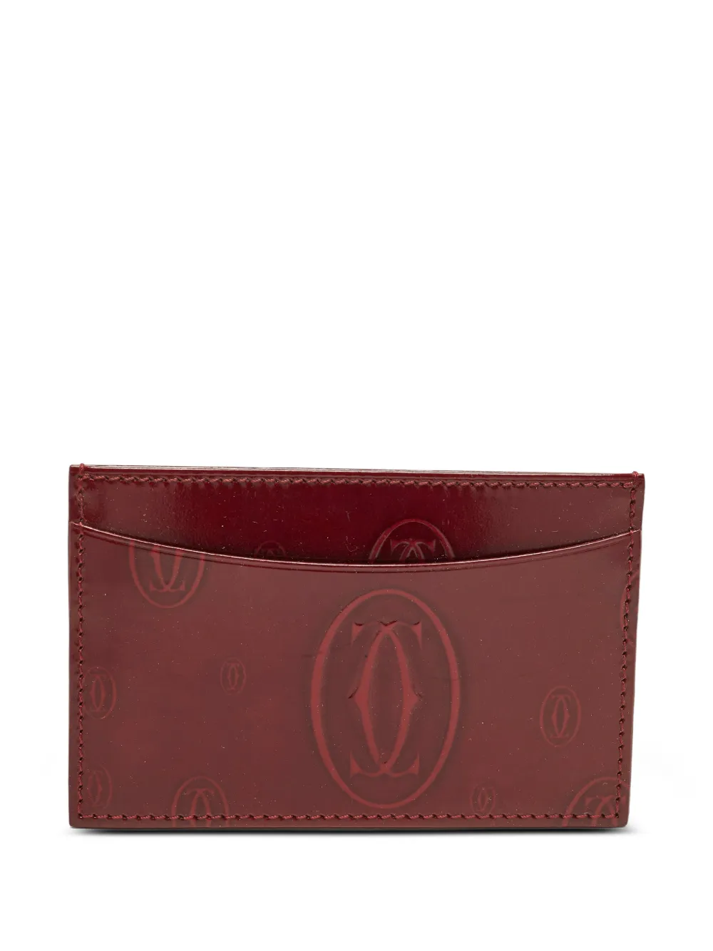 Cartier Happy Birthday Kartenetui mit Logo - Rot