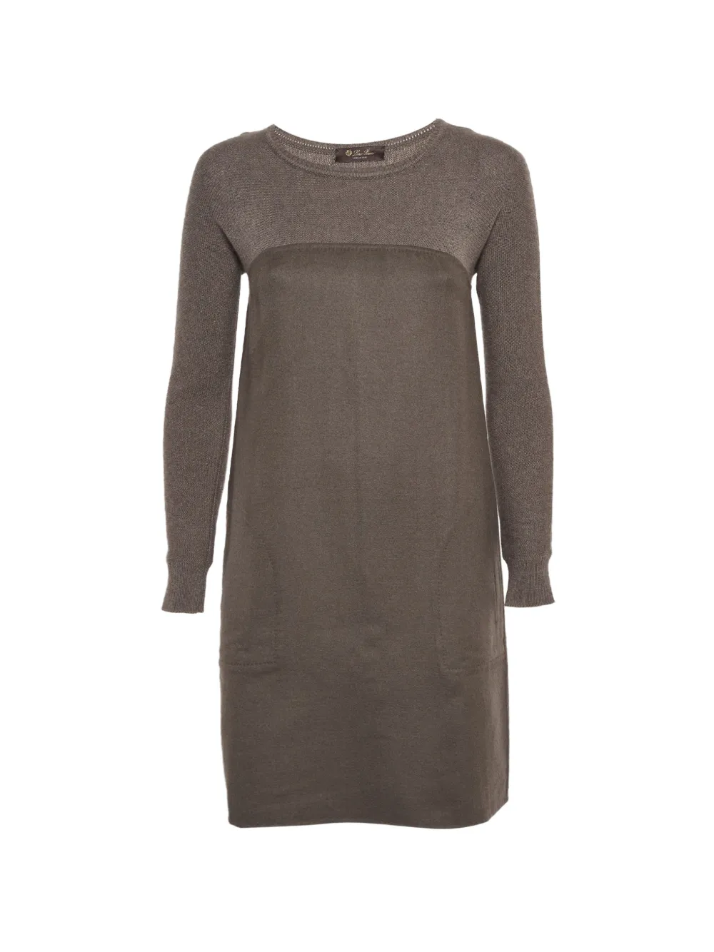 Loro Piana Pre-Owned Abito corto a maniche lunghe - Grigio