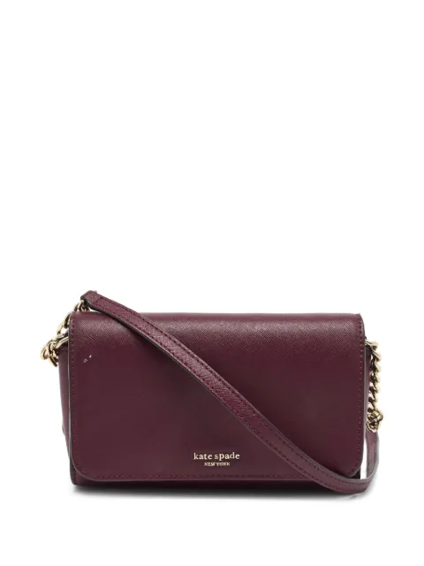 Kate Spade Ava flap wallet on chain
