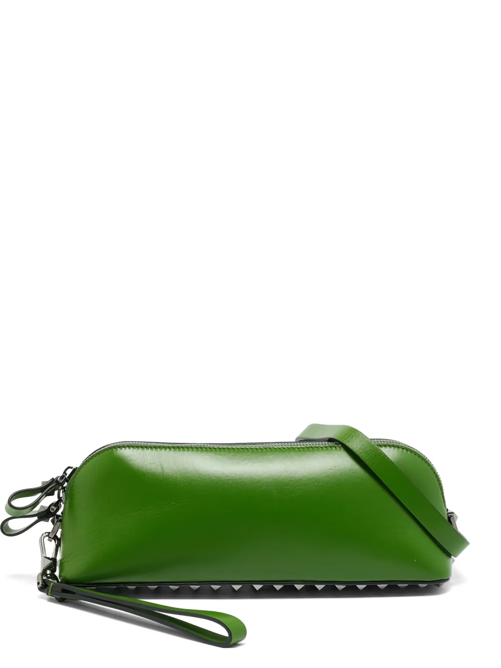 Valentino Garavani Pre-Owned Rockstud clutch bag - Verde