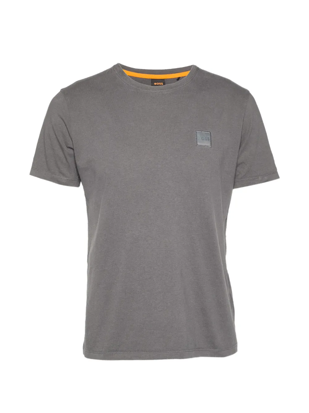 BOSS GREEN HUGO BOSS T-shirt con applicazione logo - Grigio