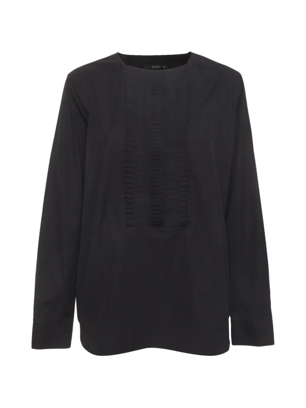 Etro Pre-Owned pintuck-detail blouse - Nero