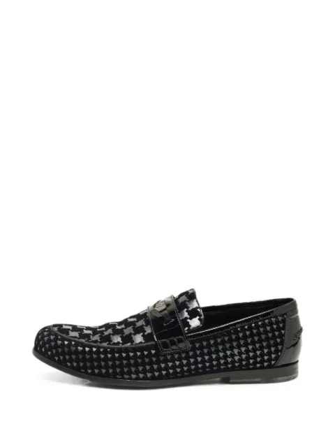 Jimmy Choo Pre-Owned patent-leather penny loafers