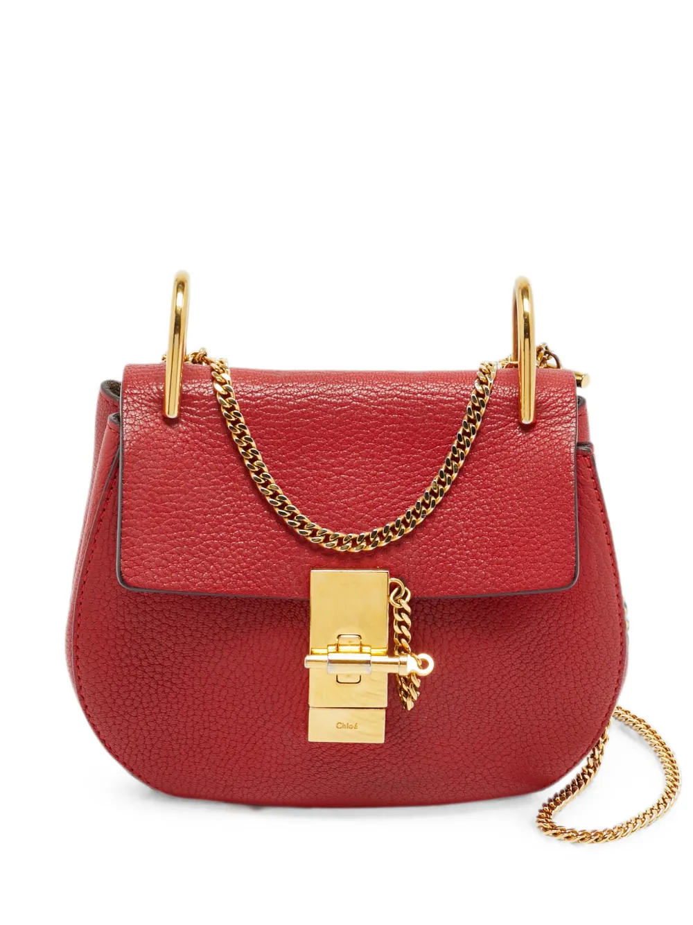 Chloé Pre-Owned small Drew shoulder bag - Rosso