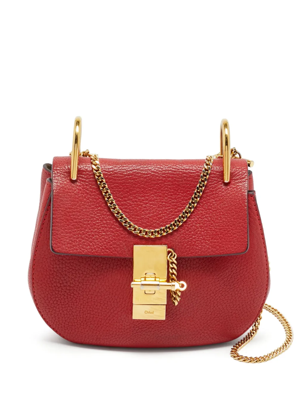 Chloé Pre-Owned small Drew shoulder bag - Rosso