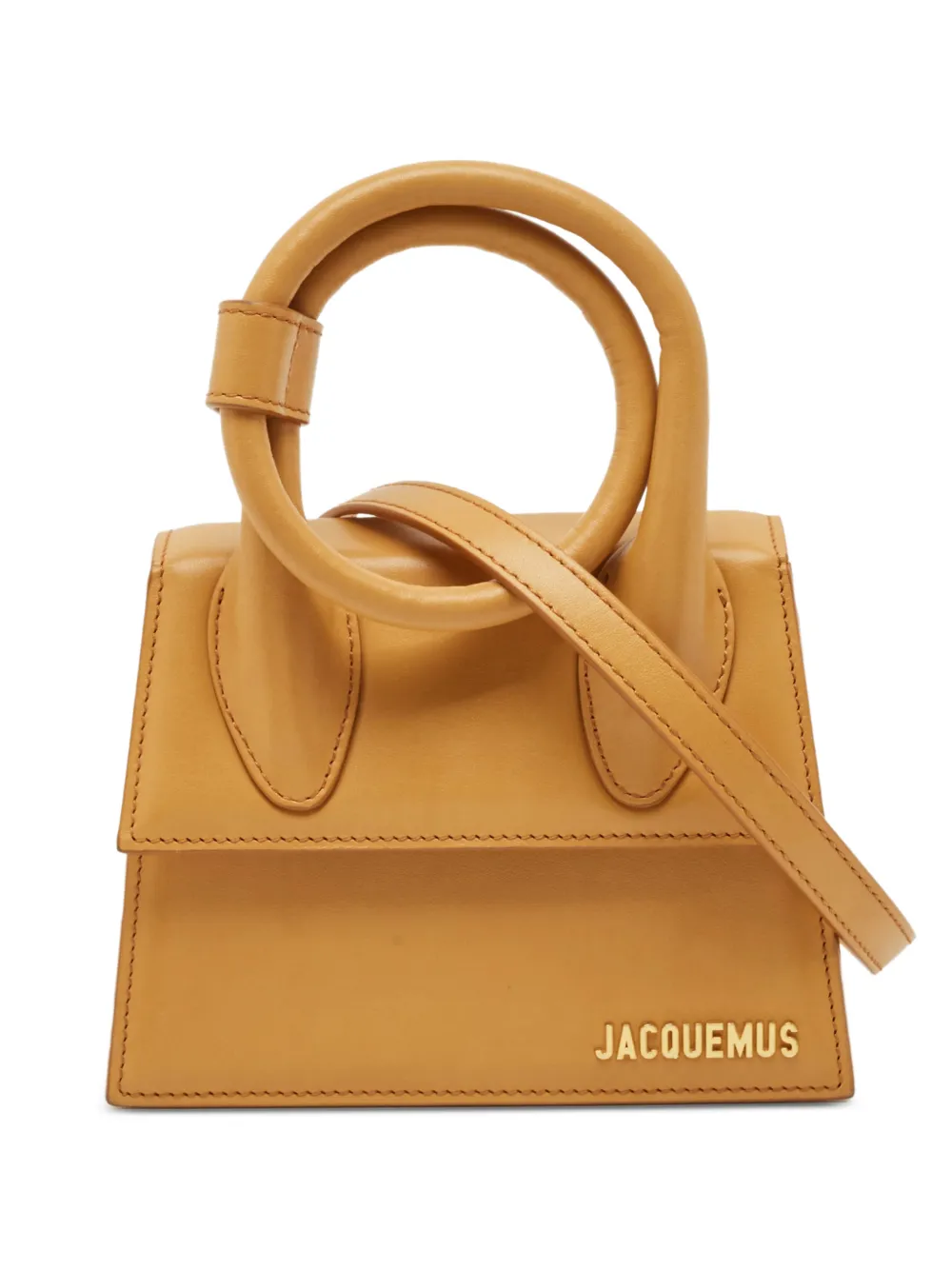 Jacquemus Pre-Owned Le Chiquito Noeud top handle bag - Nude