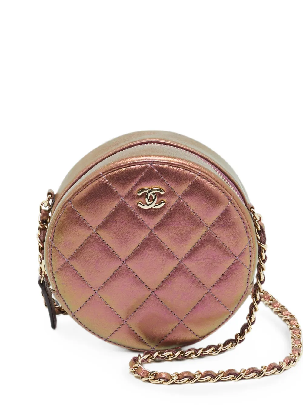 CHANEL Pre-Owned CC quilted shoulder bag - Rosa