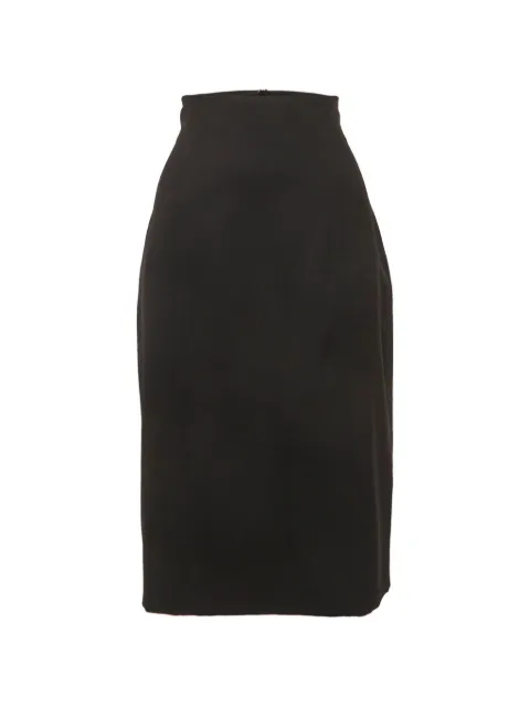 Escada Pre-Owned zip-up pencil skirt