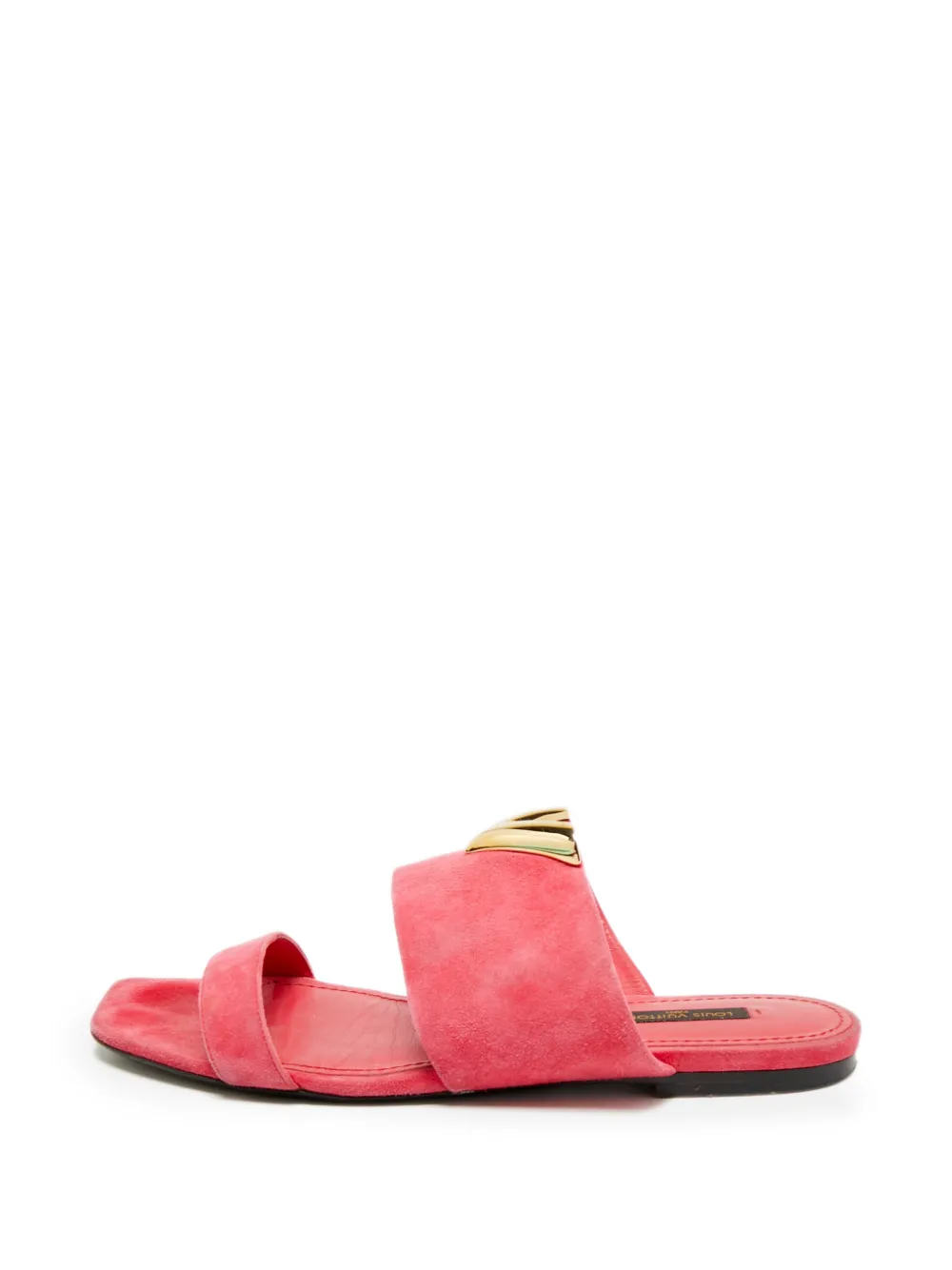 Louis Vuitton Pre-Owned Essential V suede slides - Rosa