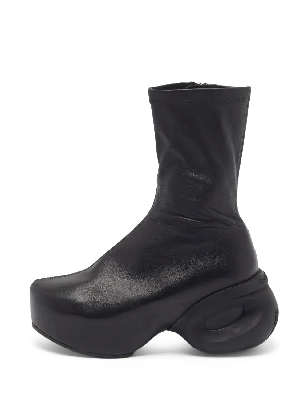 Givenchy Pre-Owned G Clog leather ankle boots - Nero