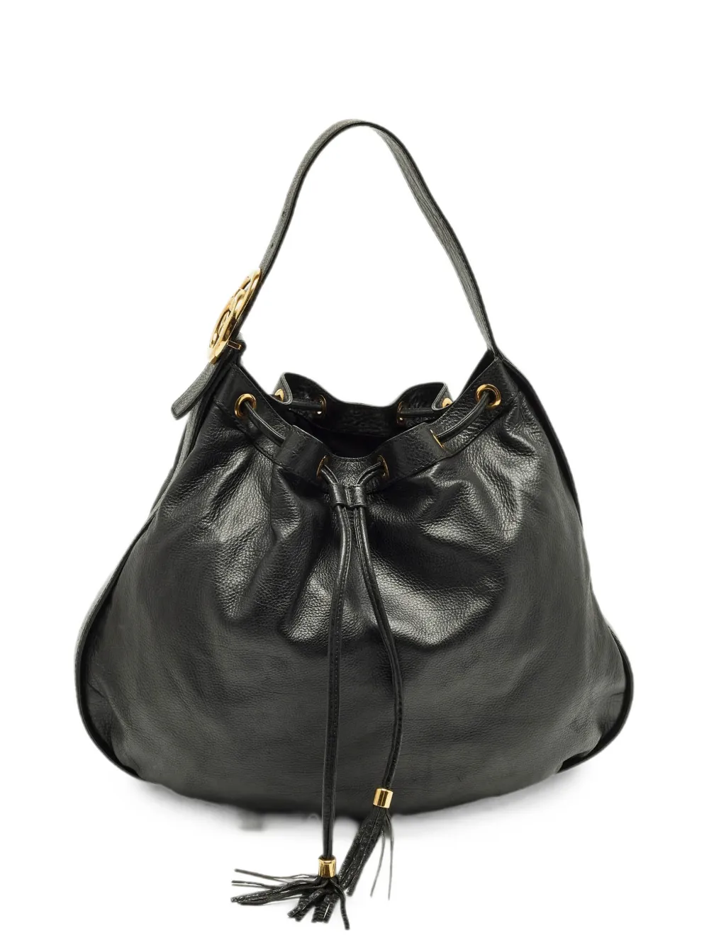 Gucci Pre-Owned mid-2000s Interlocking Icon drawstring tote bag - Schwarz