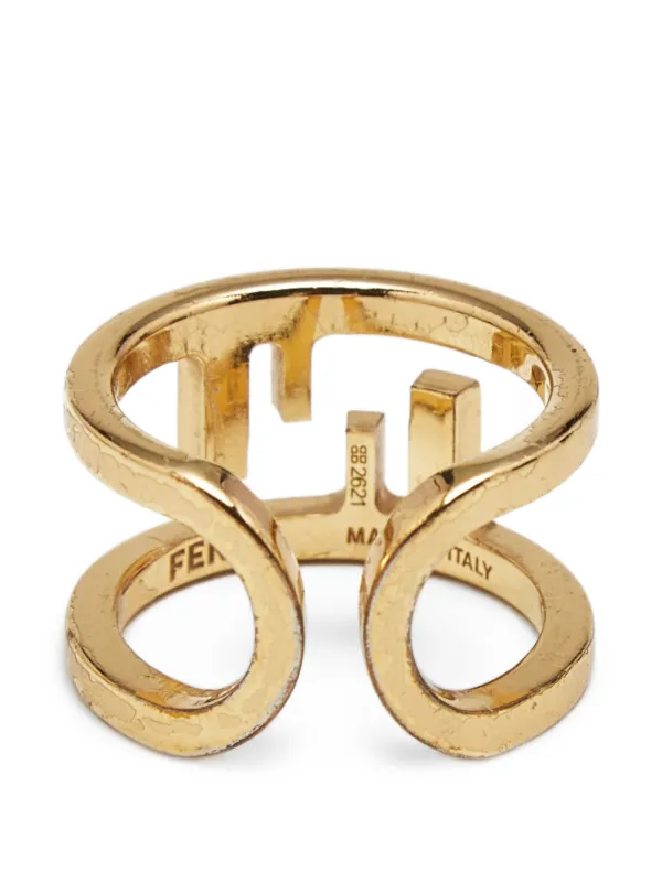 Fendi Pre-owned O’clock Ring in Gold
