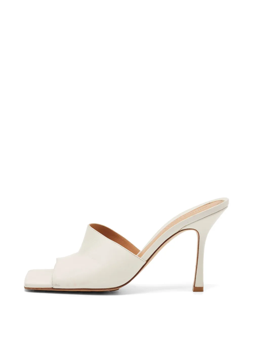 Bottega Veneta Pre-Owned Stretch square-toe sandals - Weiß