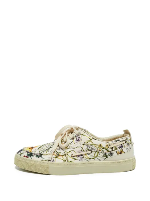 Gucci Pre-Owned zapatillas con motivo floral