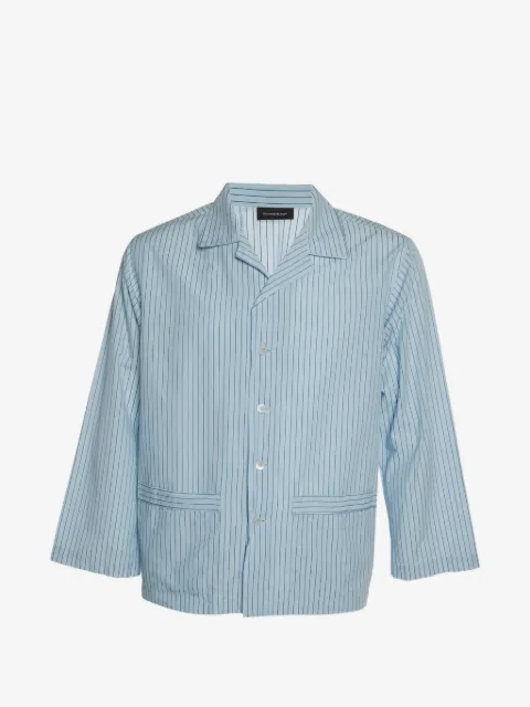 Ermenegildo Zegna Vintage striped cotton pajama top