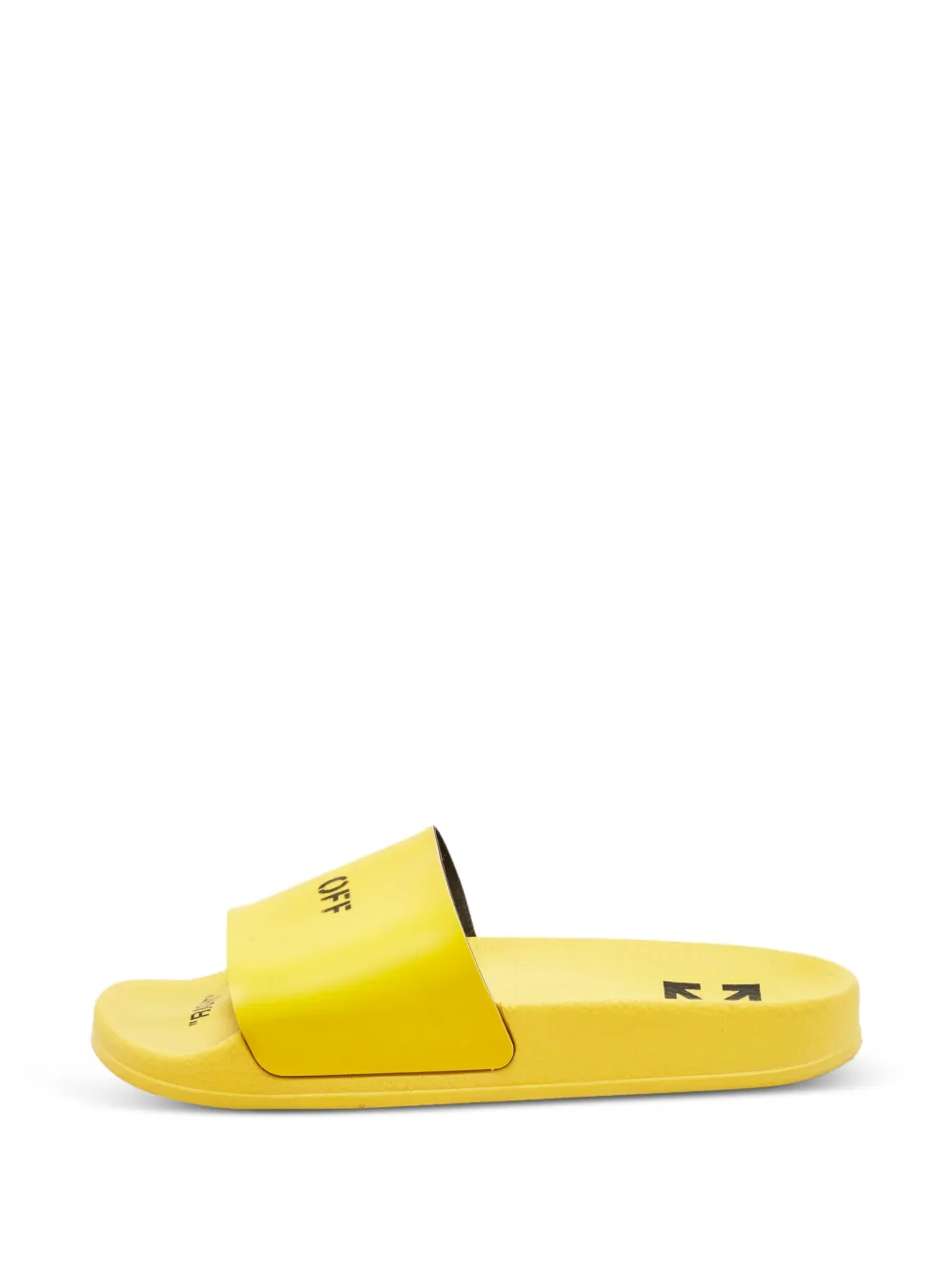 Off-White Pre-Owned Sandali bassi con logo - Giallo