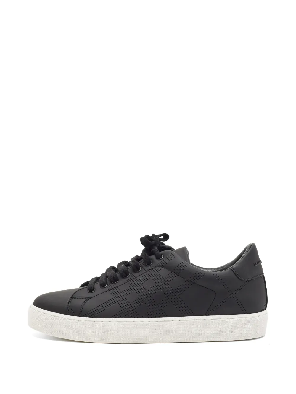 Burberry Pre-Owned Westford leather sneakers - Nero