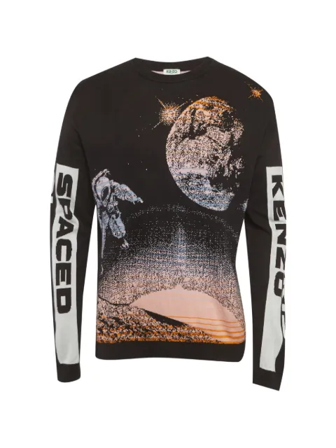 Kenzo Pre-Owned jersey Spaced Out en intarsia