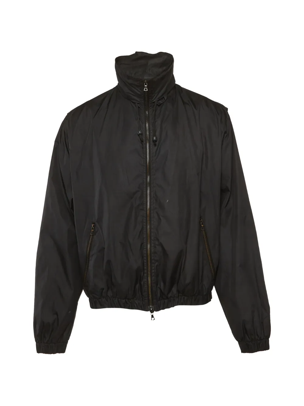 Giorgio Armani Pre-Owned zip-up hooded jacket - Nero