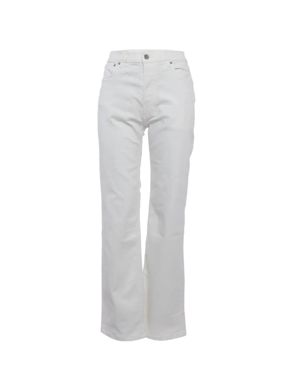 Burberry Pre-Owned high-rise straight-leg jeans - Bianco