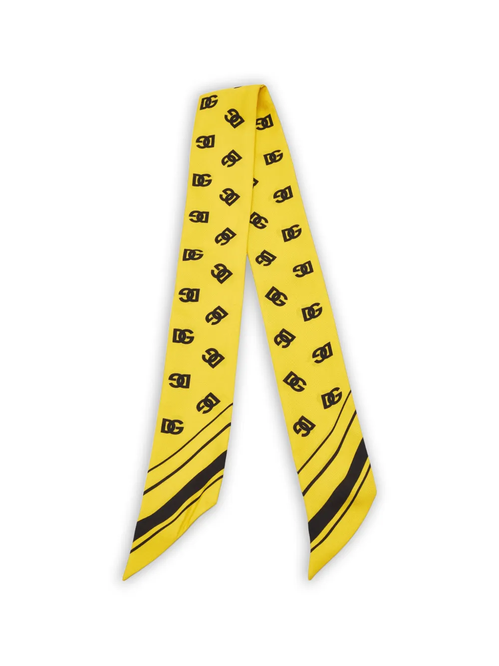 Dolce & Gabbana Pre-Owned monogram-print bandeau scarf - Giallo