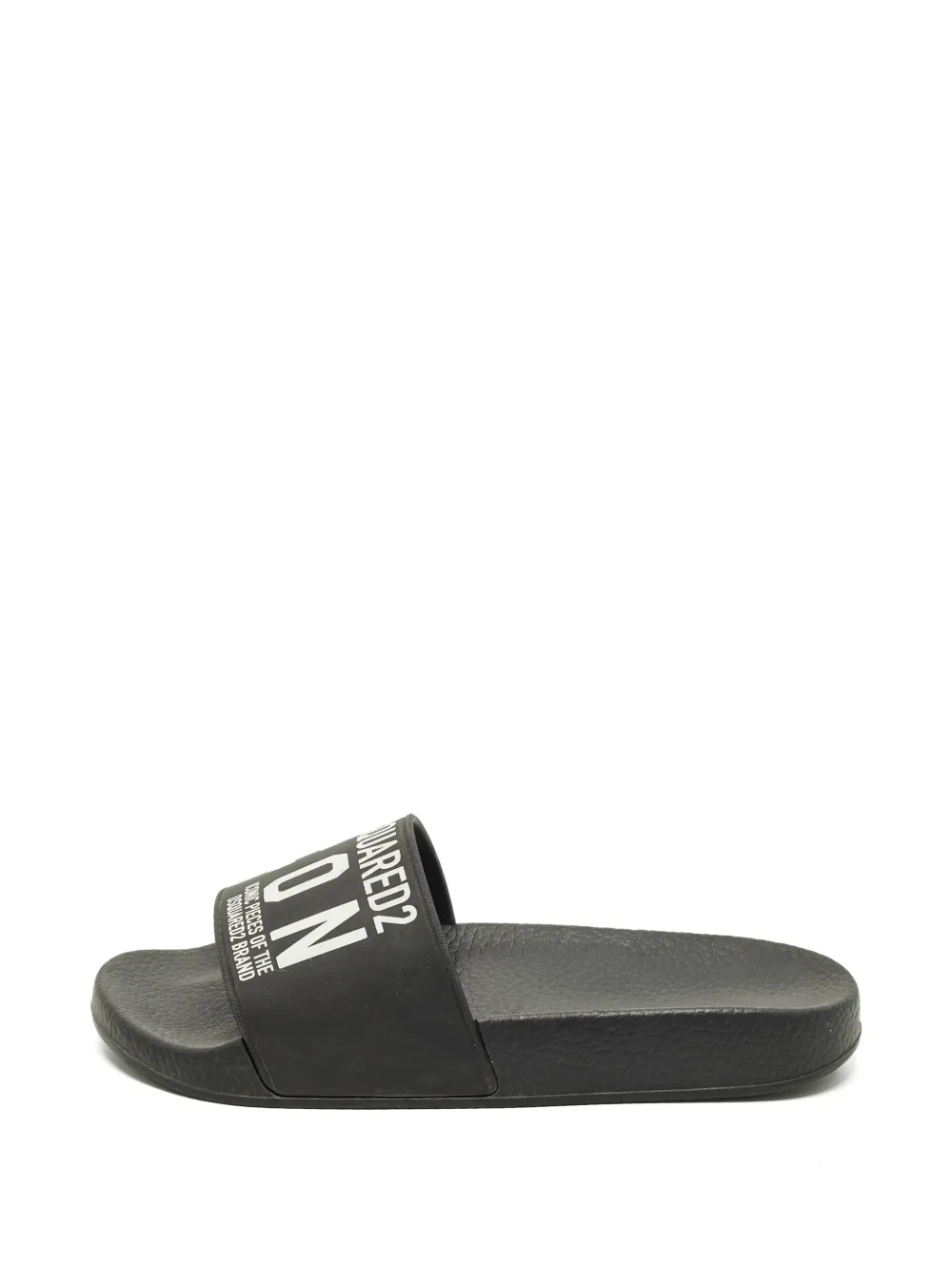 DSQUARED2 Icon logo-print slides - Nero