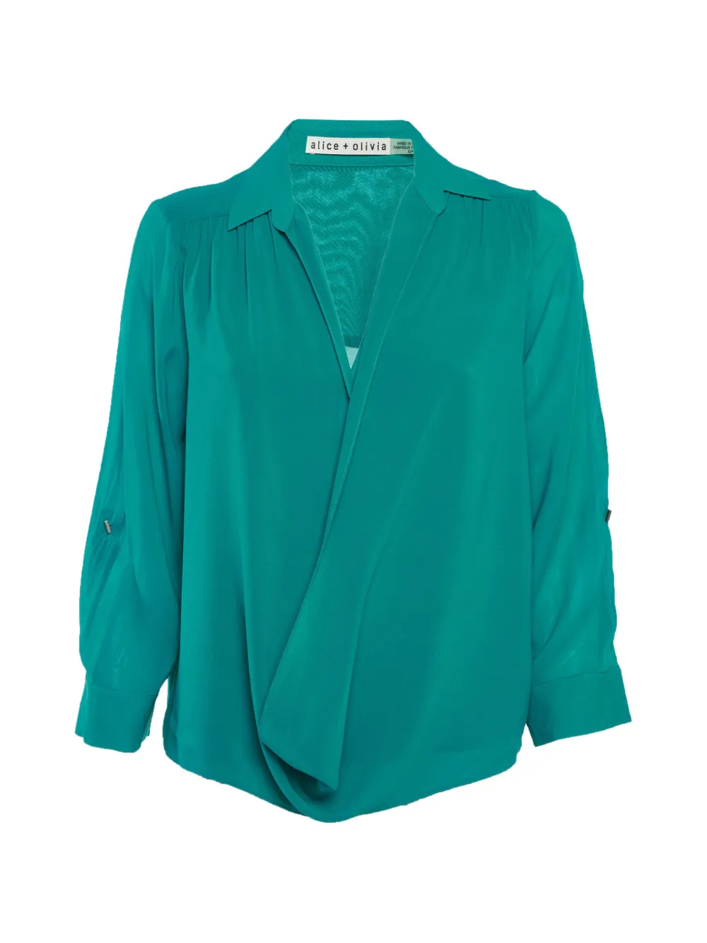 alice + olivia Blusa drappeggiata