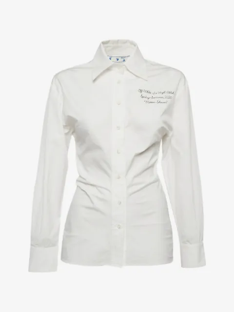 Off-White Pre-Owned camisa bordada 2020