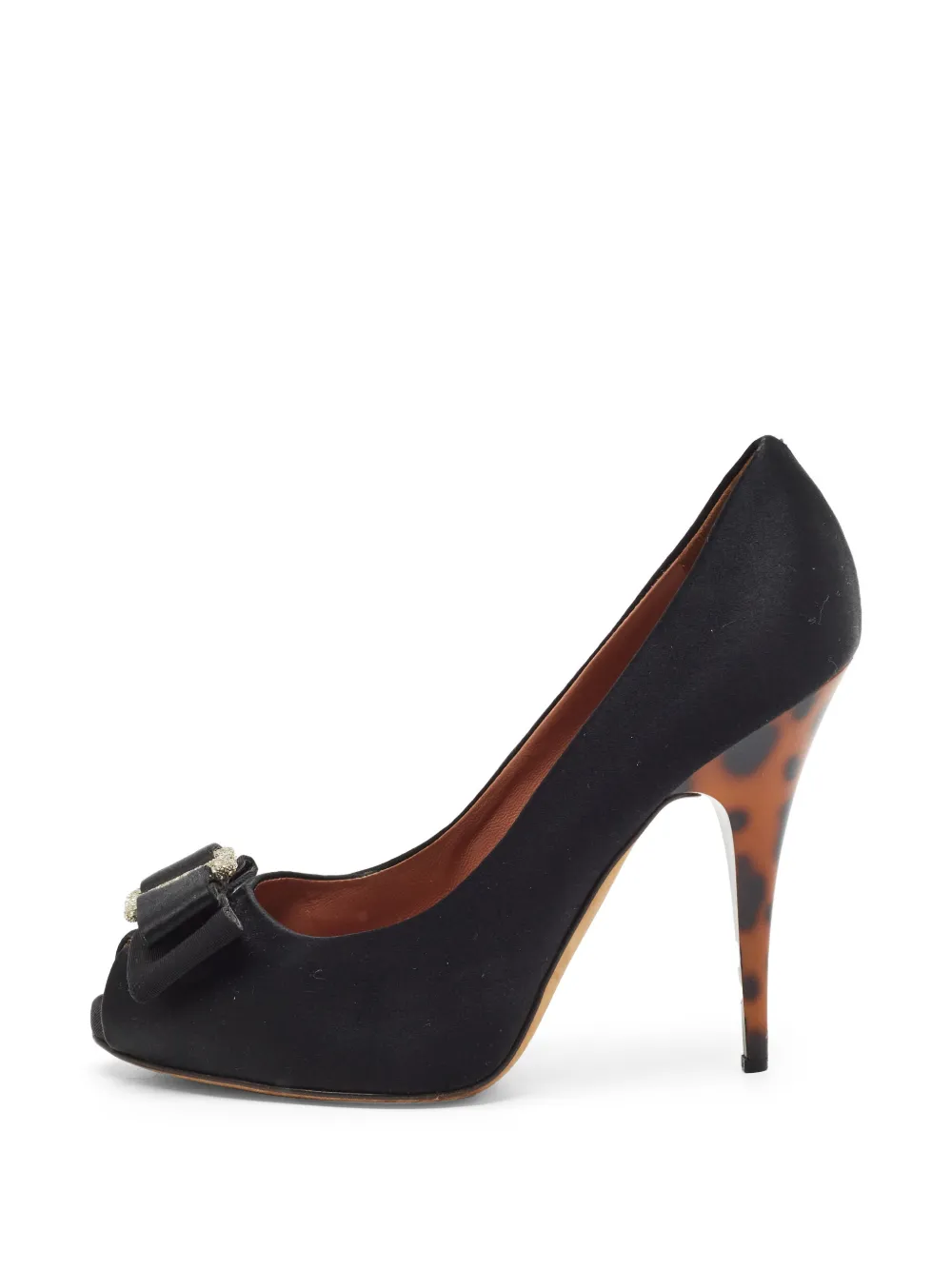 Giuseppe Zanotti Vintage Bow peep-toe pumps - Nero