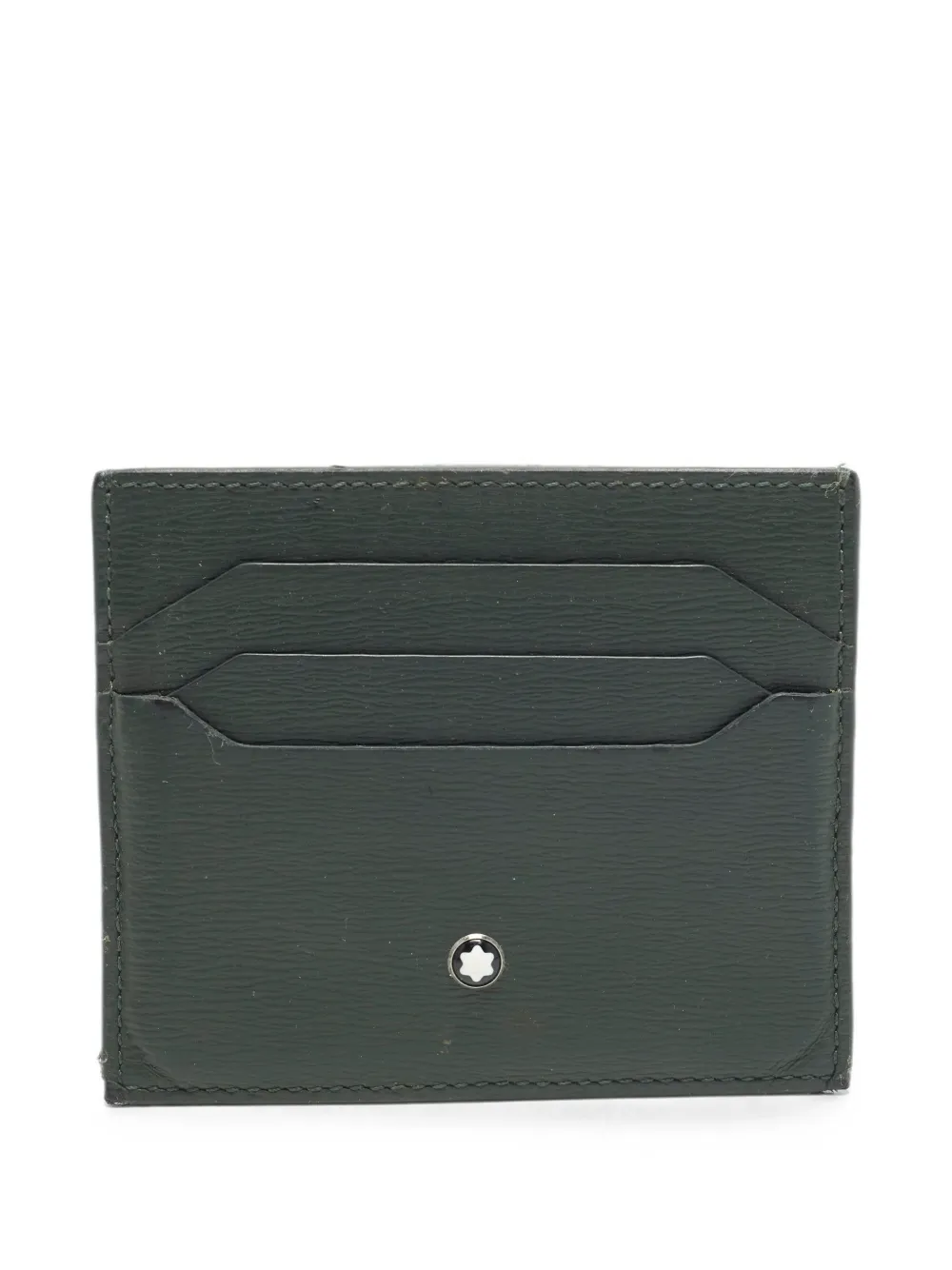 Pre-owned Montblanc Extreme 3.0 Card Holder In Green
