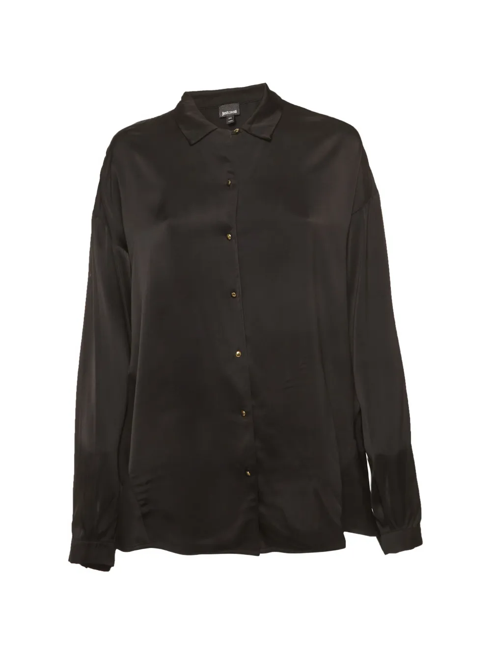 Just Cavalli Vintage chemise boutonnée en satin - Noir Just Cavalli Vintage chemise boutonnée en satin - Noir