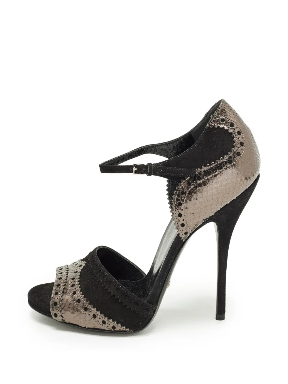 Gucci Pre-Owned D'Orsay Pumps mit Budapestermuster - Schwarz