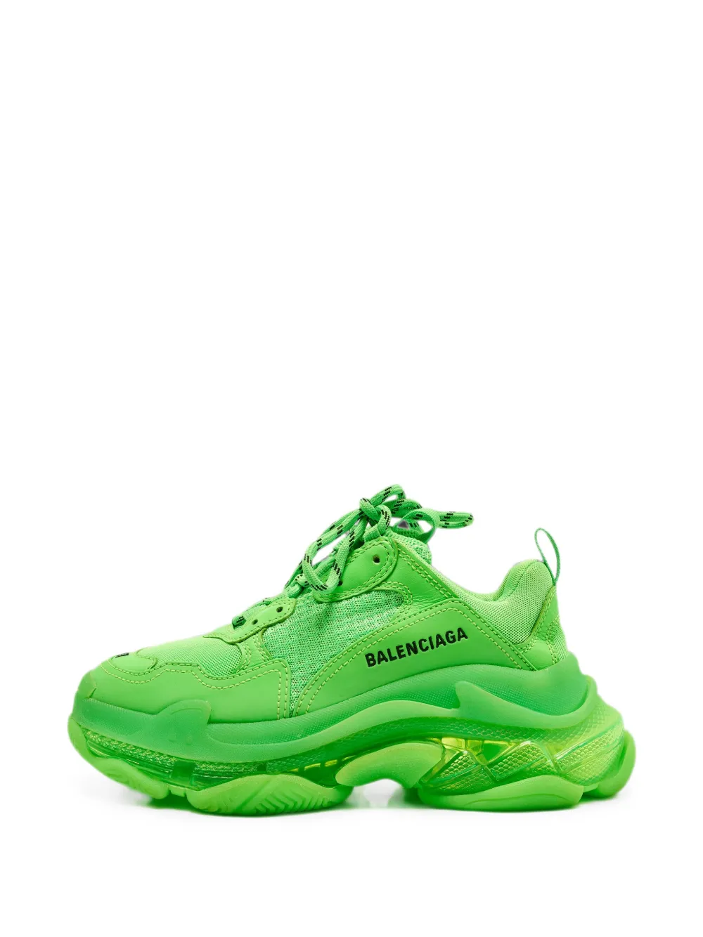 Balenciaga Pre-Owned Sneakers Triple S con suola traslucida - Verde