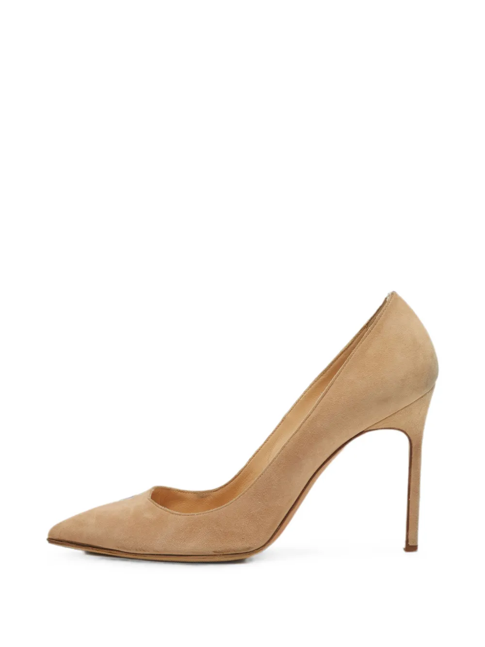 Manolo Blahnik BB pointed-toe pumps - Nude