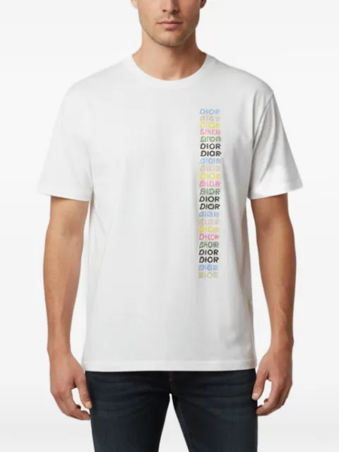 Christian Dior Pre-Owned logo-print crew-neck T-shirt