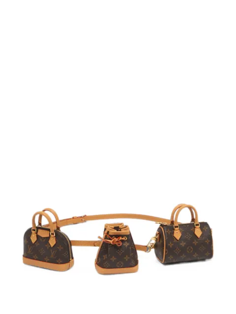 Louis Vuitton Pre-Owned mini Trio Icones Monogram canvas cross body bag