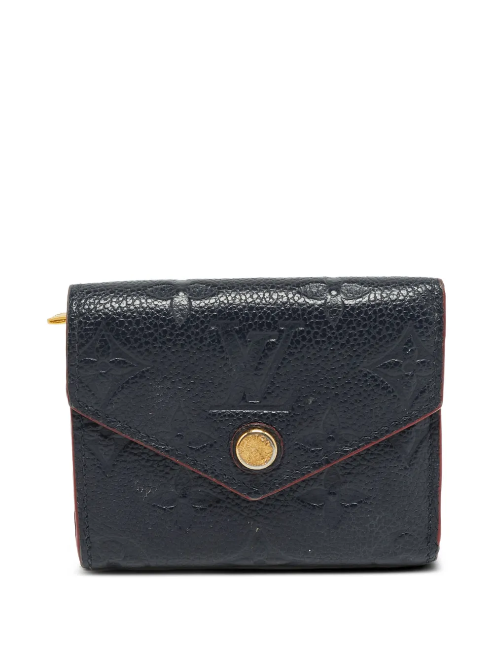 Louis Vuitton Pre-Owned 2020 Zoe tri-fold leather wallet - Blu