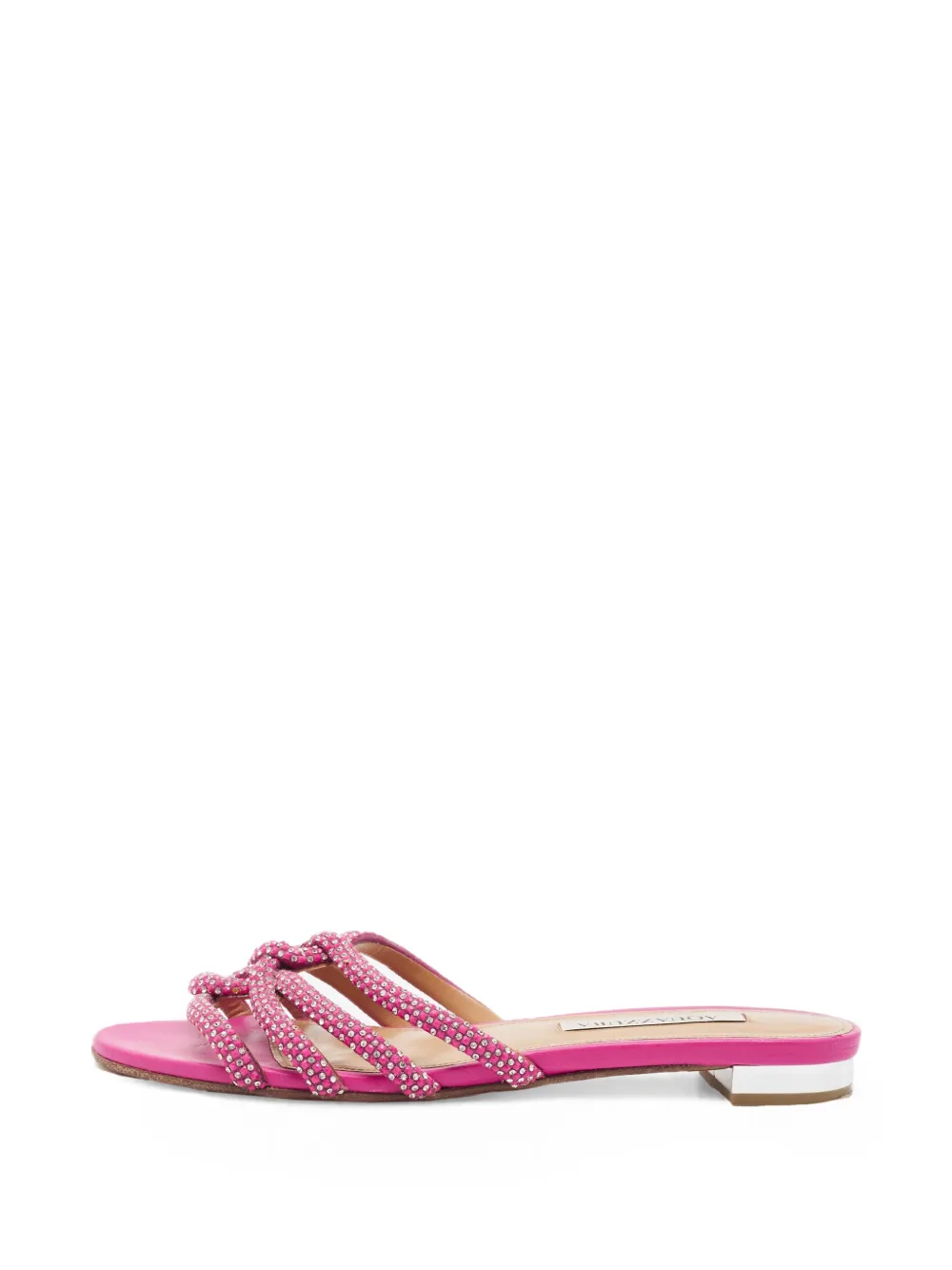 Aquazzura Moondust crystal sandals - Rosa